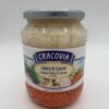 cracovia celery and carrot, chopped celery and carrots in brine