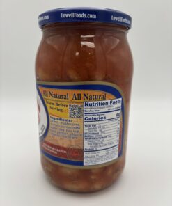 Alternative view of Lowell baked beans with tomato and mushrooms