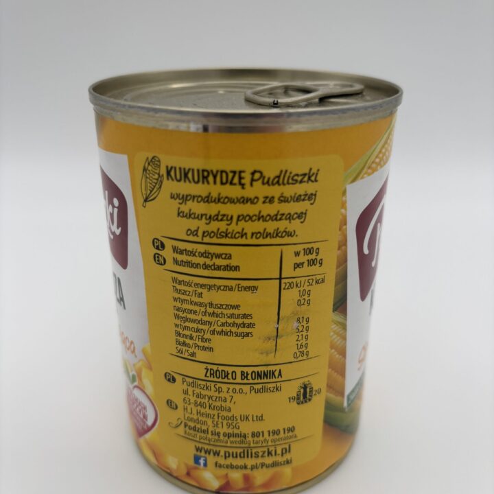 Alternative view of pudliszki kukurydza konserowe,sporks I chrupiaca