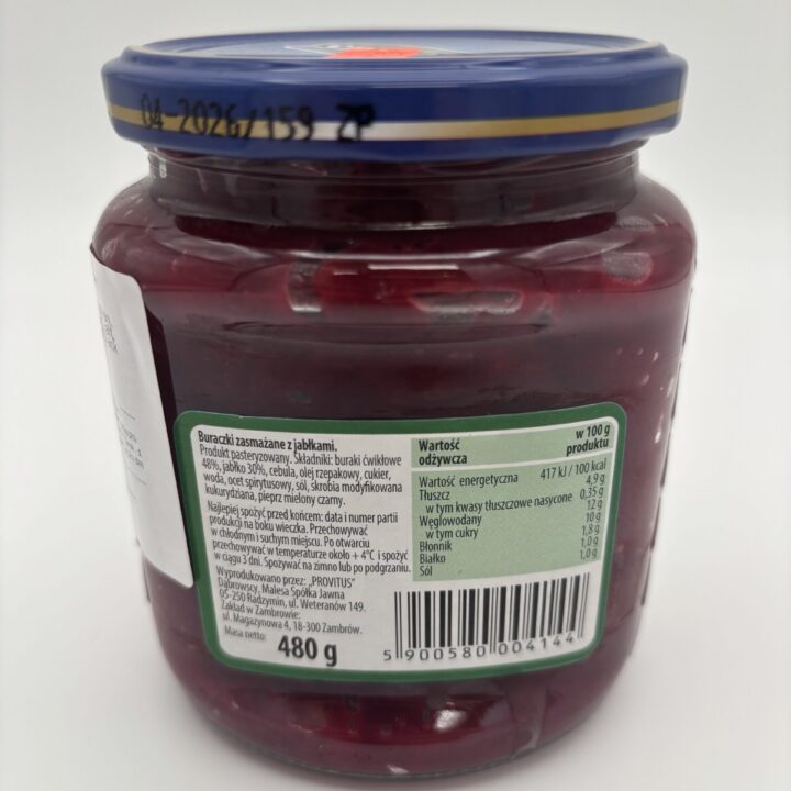 Alternative view of provitus buraczki zasmazane z jablkami