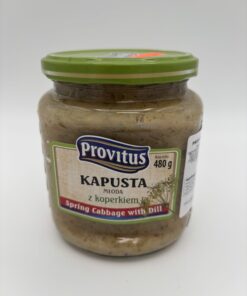 provitus kapusta mloda z koperkiem, spring cabbage with dill
