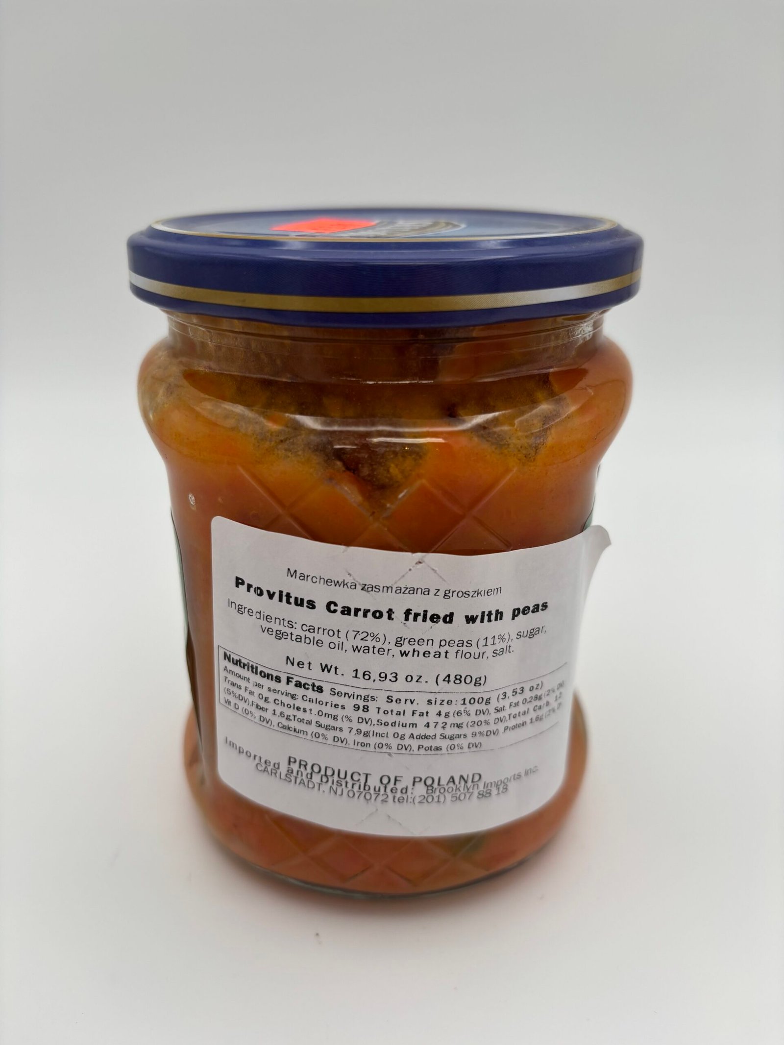 provitus marchewka zasmazane z groszkiem, fried carrot and peas - Image 3