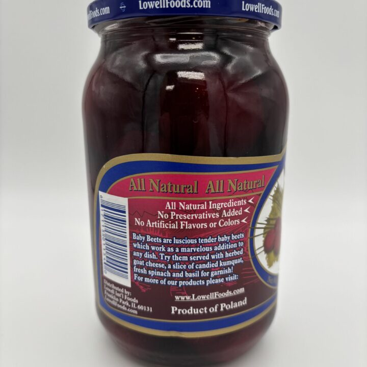 Alternative view of lowell baby beets