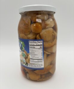 Alternative view of belveder pickled whole cepes