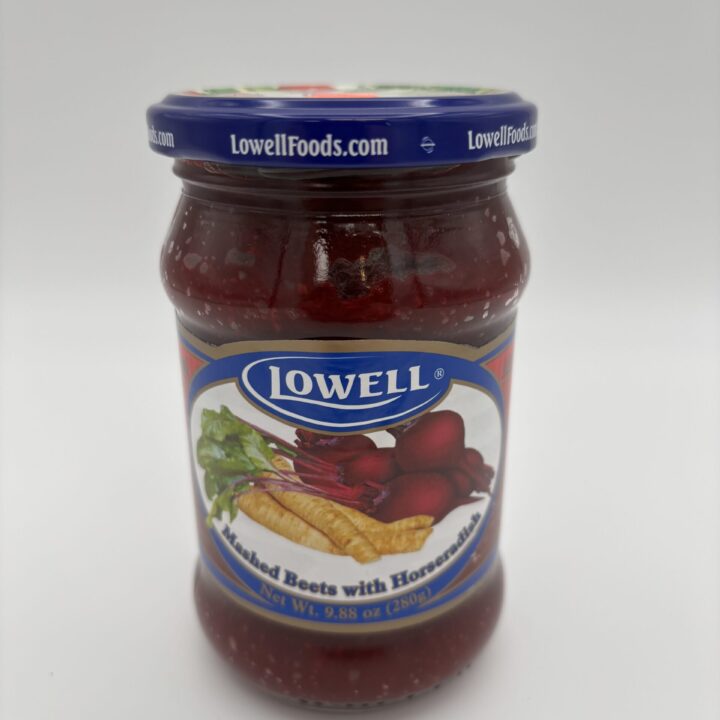 Lowell mashed beets with horseradish