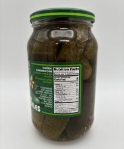 Alternative view of vavel polish dill pickles