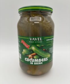 vavel cucumbers in brine