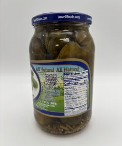 Alternative view of Lowell classic polish dill pickles