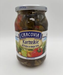 cracovia kartuskie dill pickles in vinegar brine