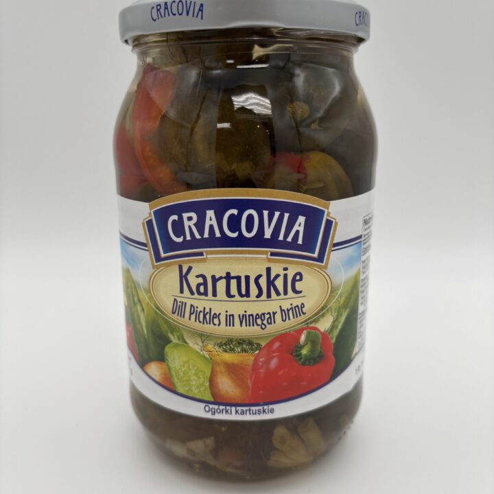 cracovia kartuskie dill pickles in vinegar brine