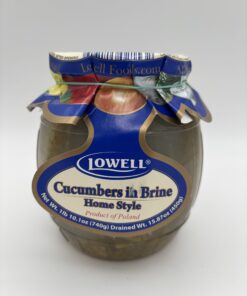 Lowell cucumbers in brine homestyle