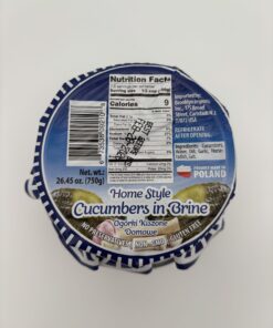 Alternative view of belveder homestyle cucumbers in brine