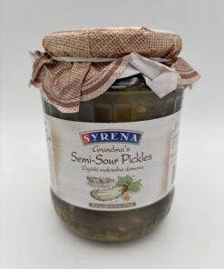 syrena grandmas semi sour pickles
