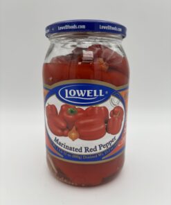 Lowell marinated red peppers