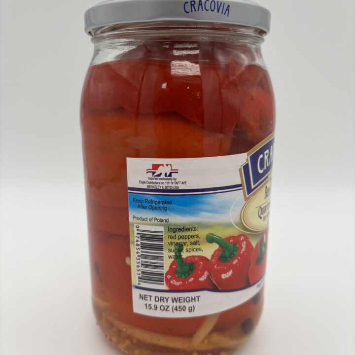 cracovia marinated red peppers quartered peppers in ginger brine - Image 3