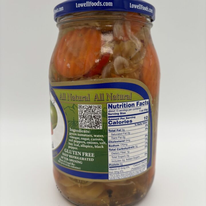 Alternative view of Lowell green tomato salad