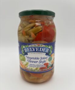 Belveder vegetable salad dinner style