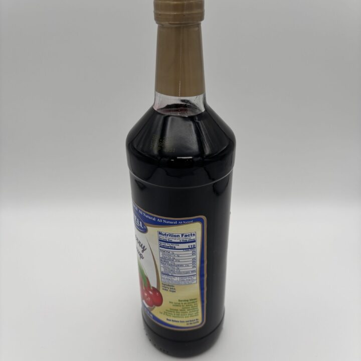 Alternative view of Lowell cherry syrup