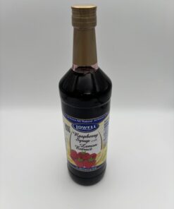 Lowell raspberry syrup with lemon extract