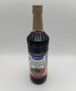 Lowell raspberry and black currant syrup