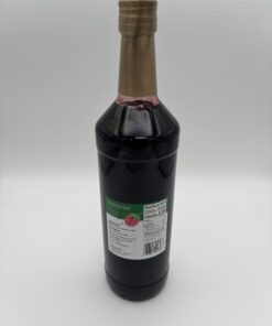 Alternative view of vavel raspberry syrup