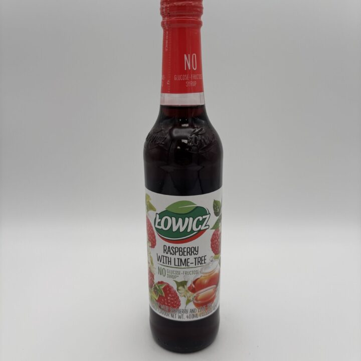 lowicz raspberry with lime tree syrup
