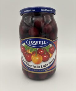 Lowell sweet cherries in light syrup