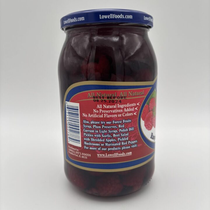 Lowell raspberries in light syrup - Image 3
