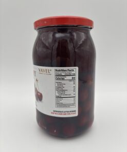 Alternative view of vavel cherry compote
