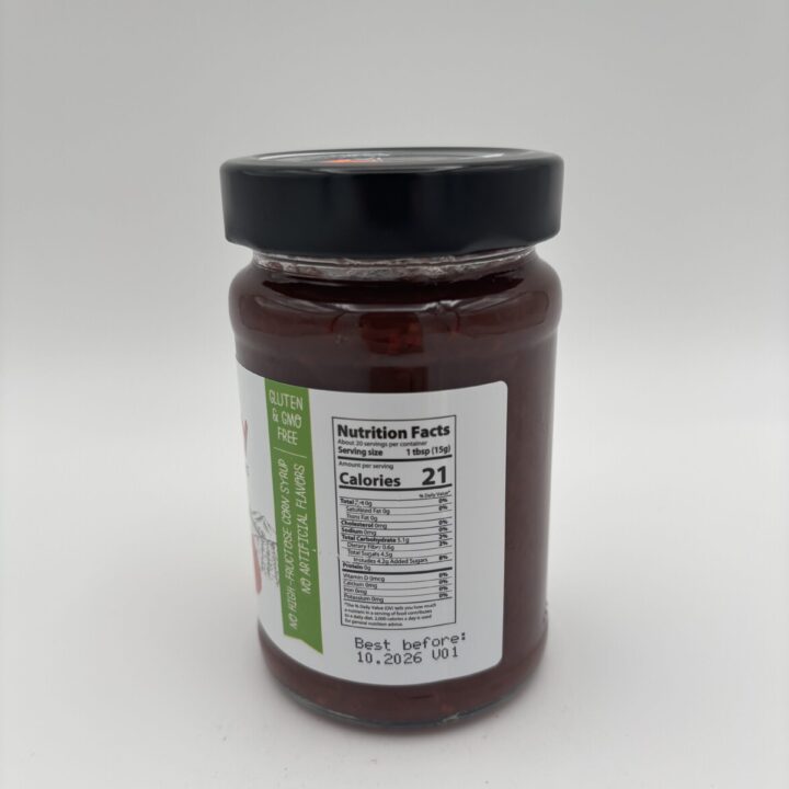 Alternative view of vavel raspberry