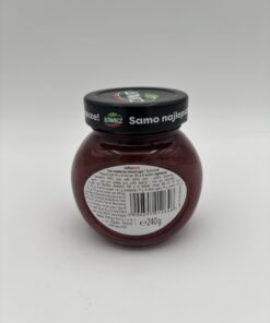 Alternative view of lowicz extra confiture from strawberries