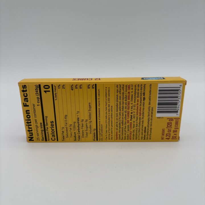 Alternative view of kucharek beef bouillon cubes