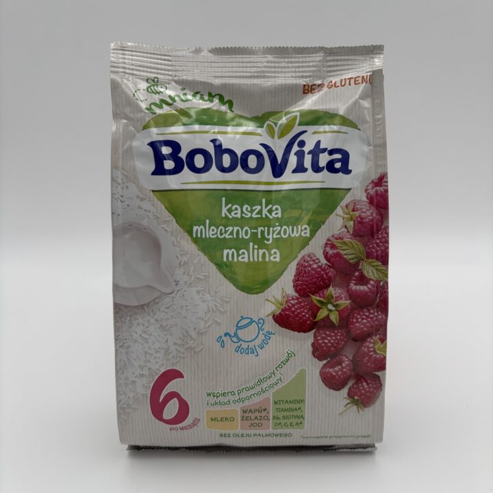 bobovita kaszka mlecno ryzowa malina
