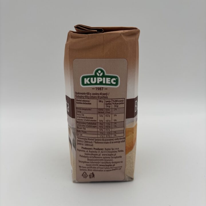 Alternative view of kupiec bulka tarta