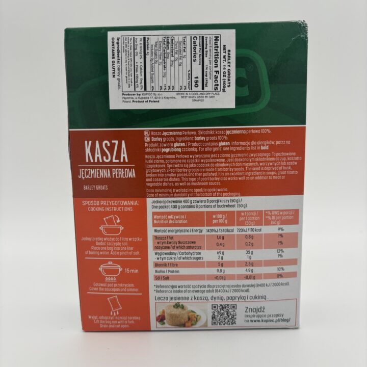 Alternative view of kupiec kasza jęczmienna perlowa