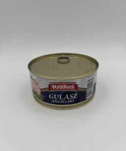 krakus gulasz angielski, chopped pork with pork skin