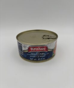 Alternative view of krakus spiced minced pork, konserwa turystyczna