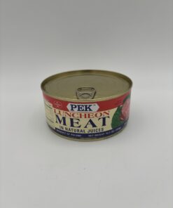 Alternative view of pek przysmak sniadaniowy, luncheon meat in natural juices