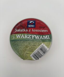Alternative view of seko salatka z lososiem i warzywami