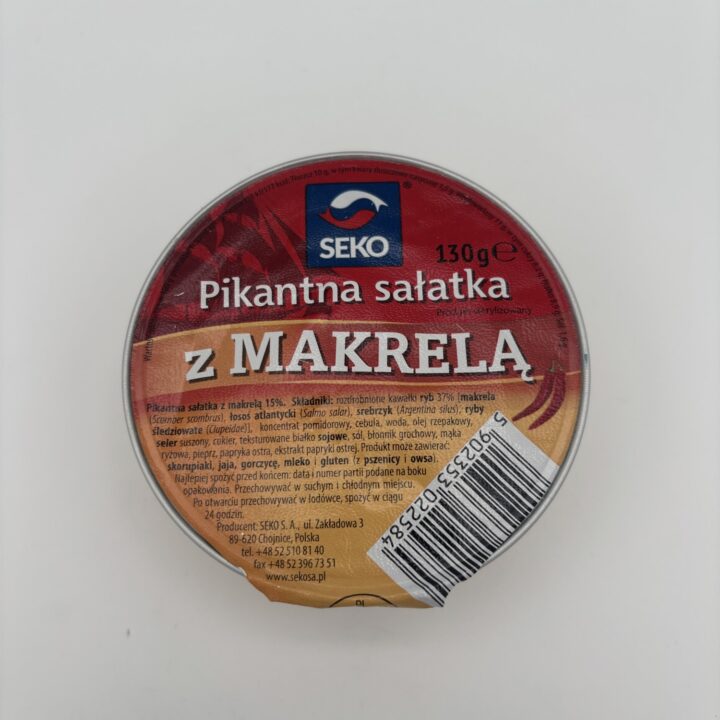 Alternative view of seko pikanta salatka z makrela