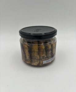 Alternative view of belveder sprats in oil