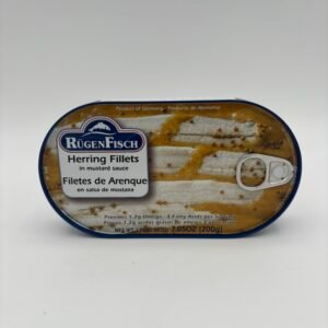 Alternative view of rugen Fisch herring fillets in mustard sauce