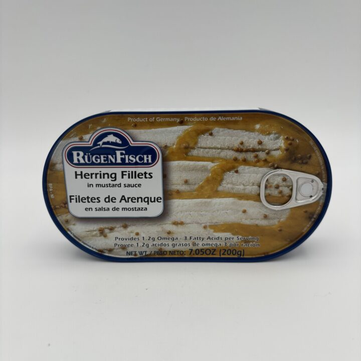 Alternative view of rugen Fisch herring fillets in mustard sauce