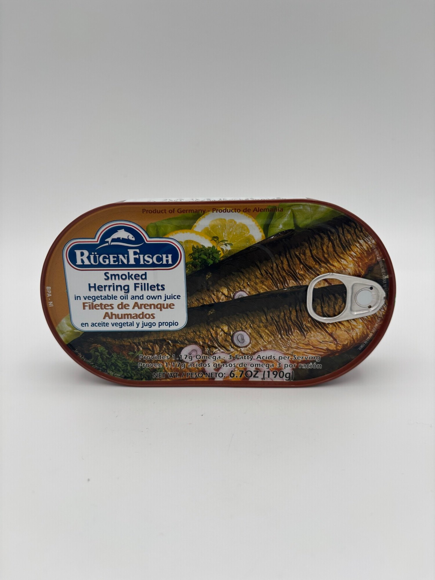 rugen fisch smoked herring fillets in vegetable oil and own juice. - Image 2