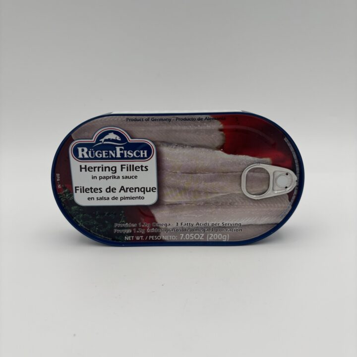 Alternative view of rugen fisch herring fillets in paprika sauce