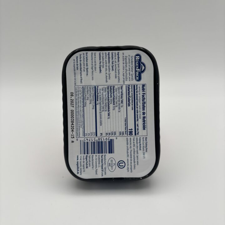 rugen fisch kieler sprats smoked in vegetable oil and own juice - Image 3