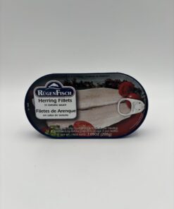 Alternative view of rugen fisch herring fillets in tomato sauce