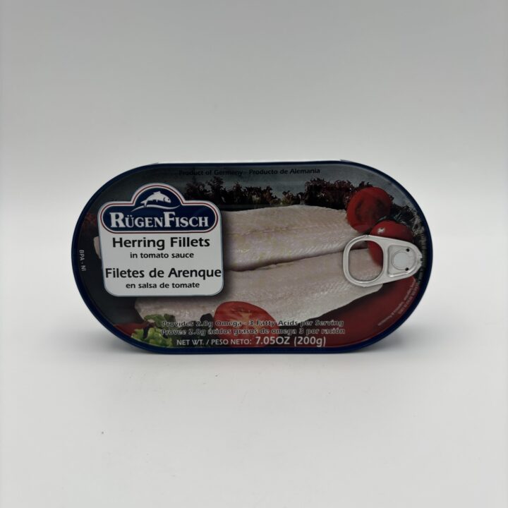 Alternative view of rugen fisch herring fillets in tomato sauce
