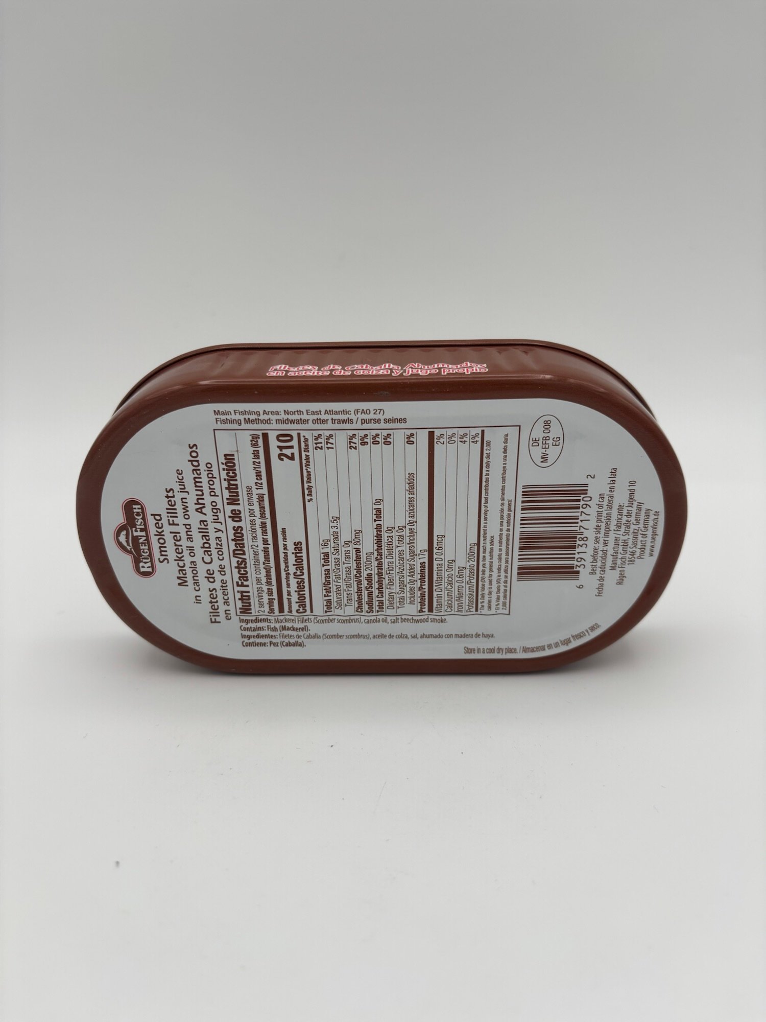 rugen fisch smoked mackerel fillets in vegetable oil and own juice - Image 3