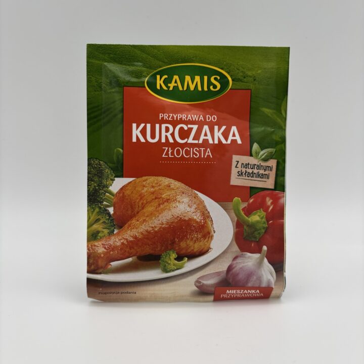 kamis przyprawa do kurczaka zlocista, golden chicken seasoning mix